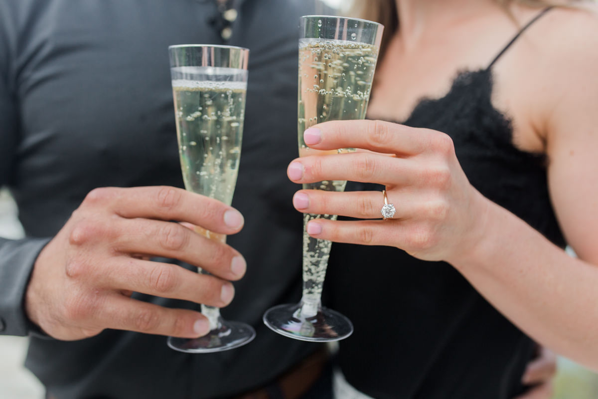 Champagne Celebrate Engagement Ring