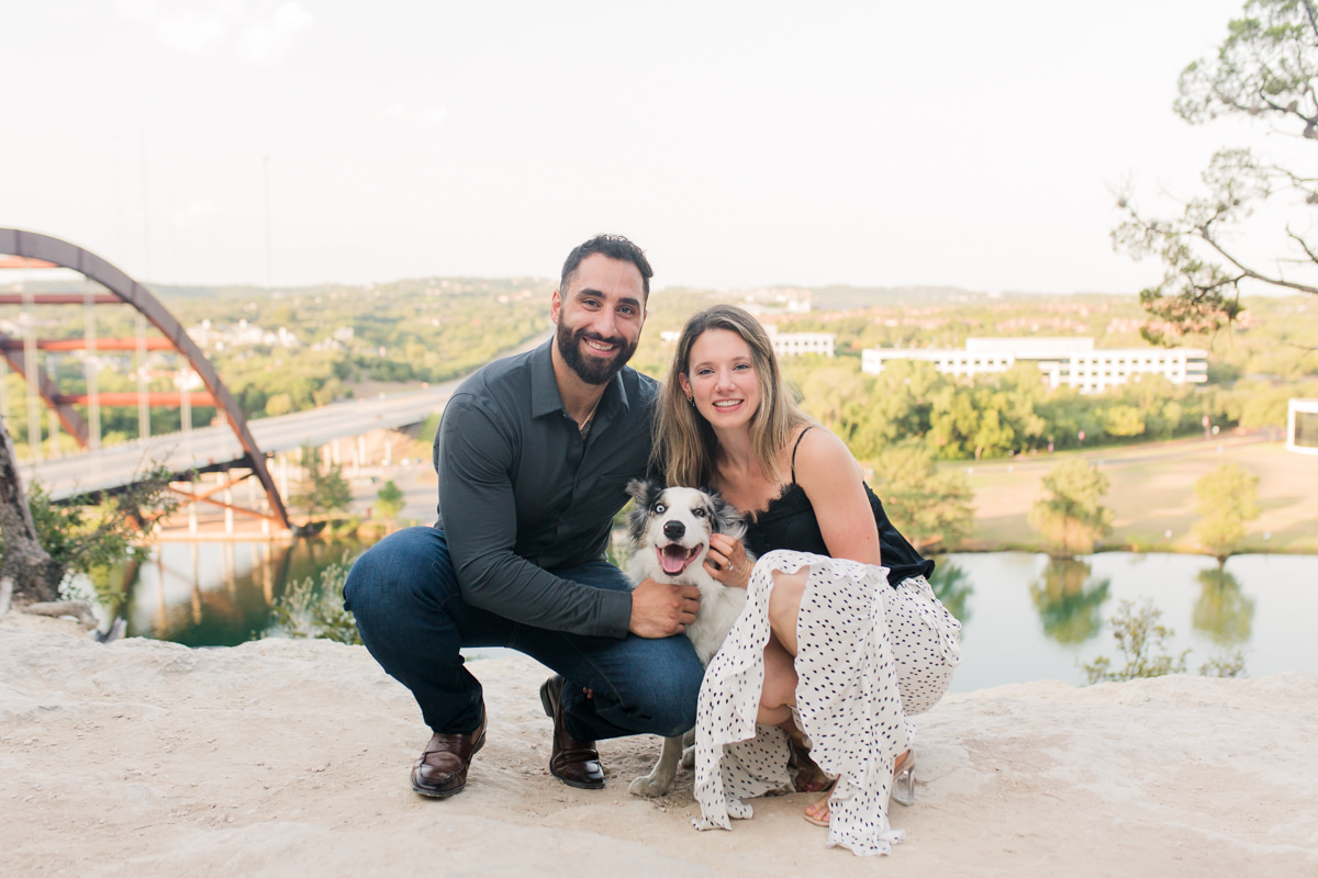 dog at marriage proposal