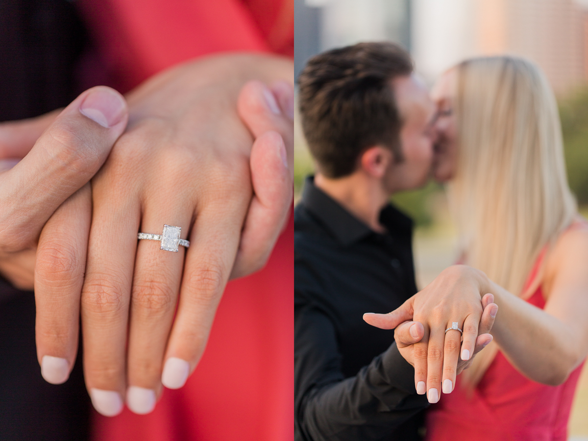 cushion engagement ring pictures 
