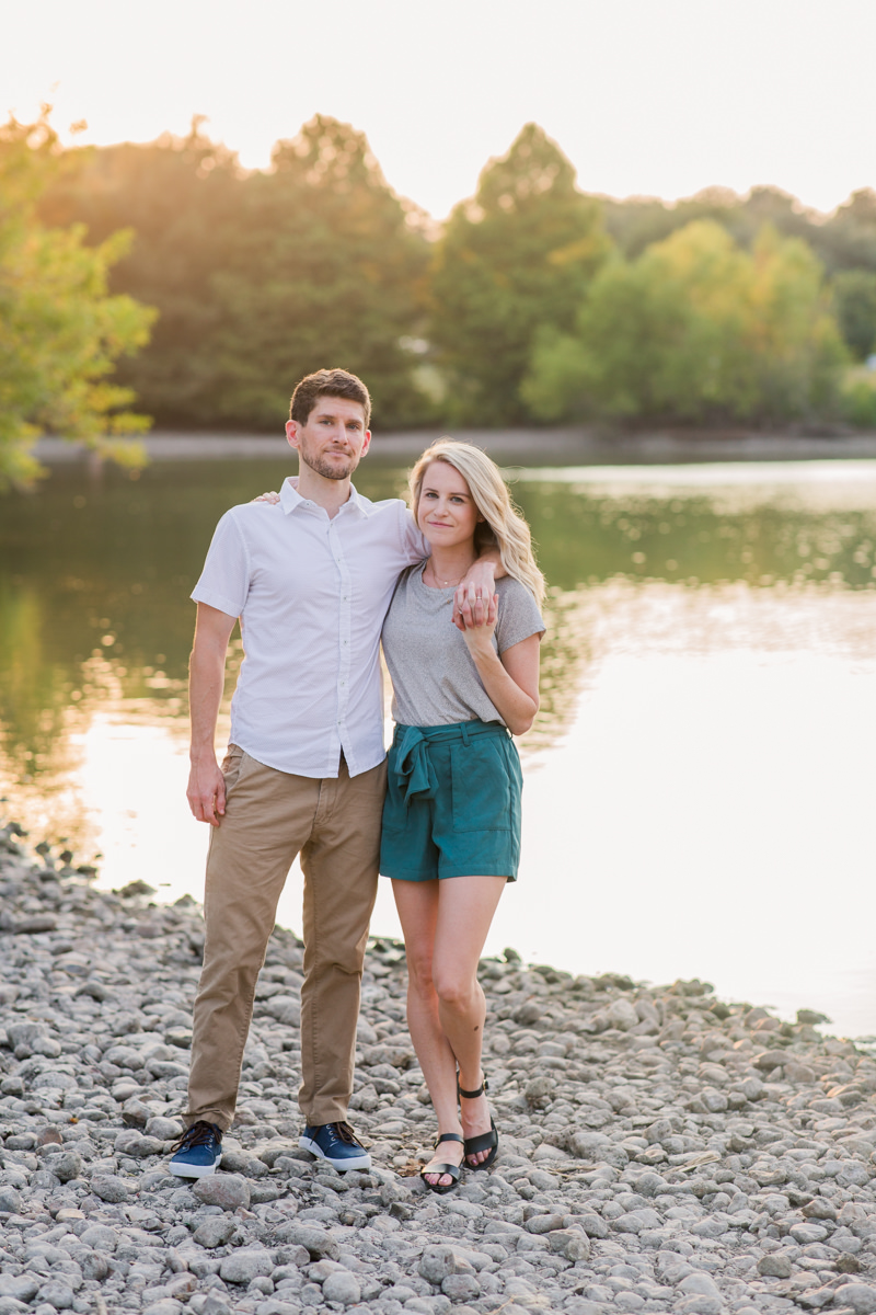 Lakeside Engagement Photos Austin