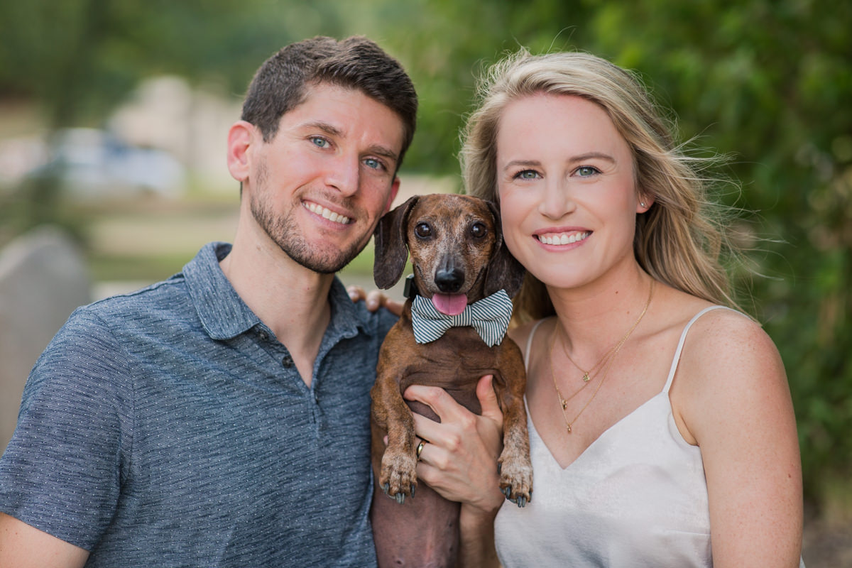 Engagement Photos with dog