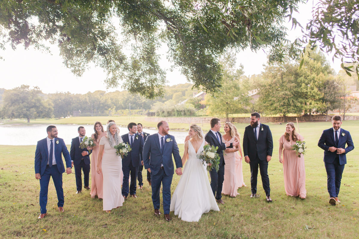 fun bridesmaids groomsmen photos