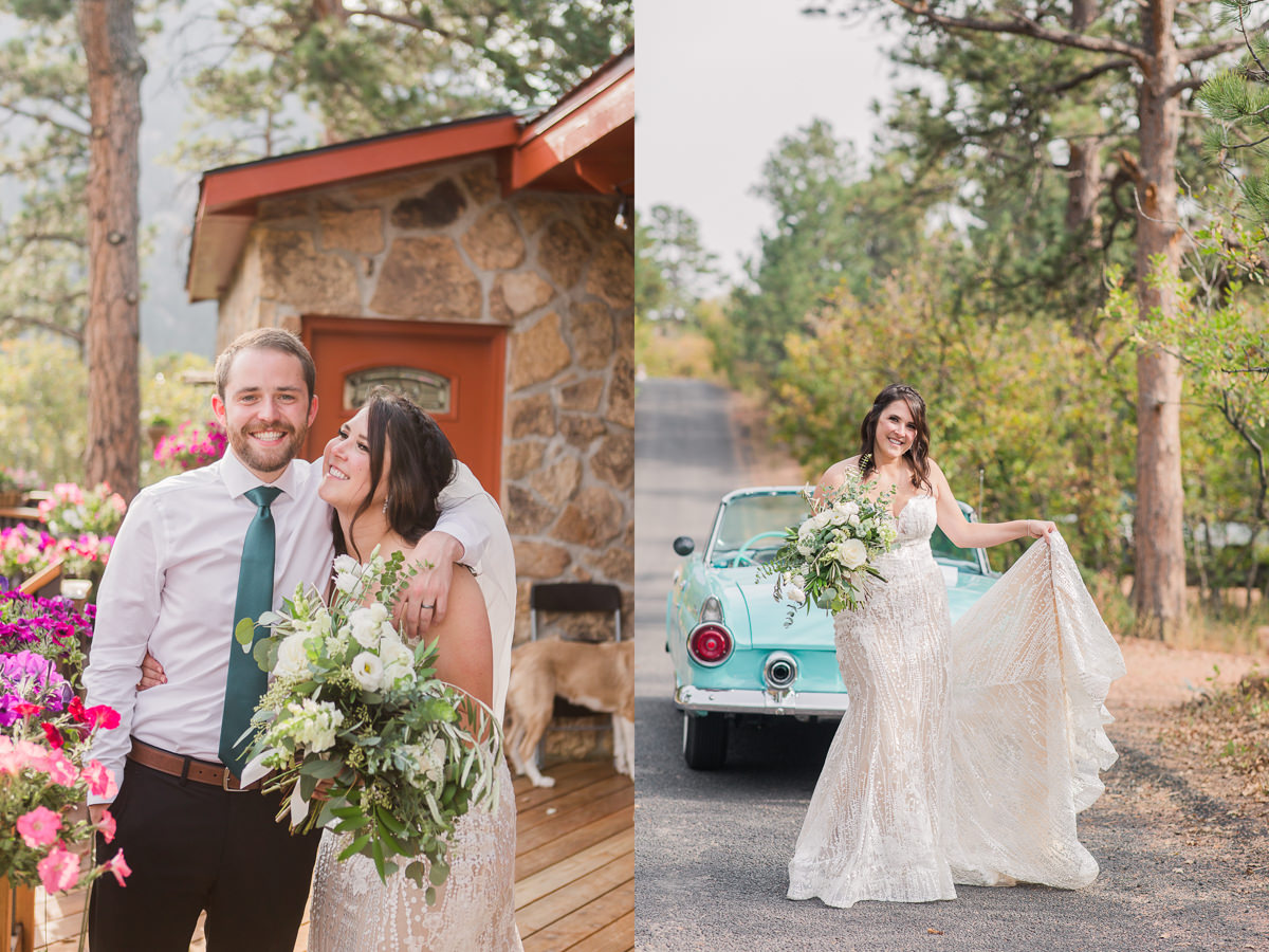 Colorado Springs Backyard Mountainside Micro Wedding