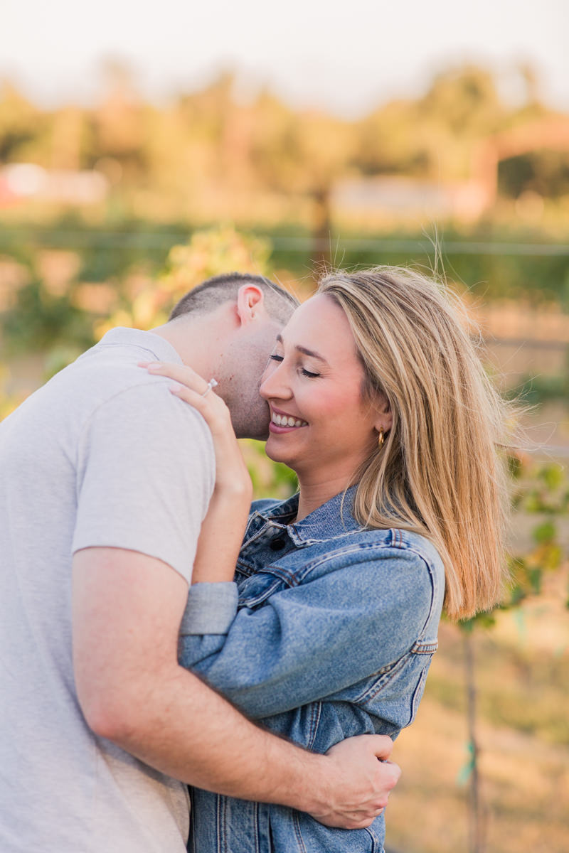 Surprise proposal Frederickburg Texas Winery Photographer