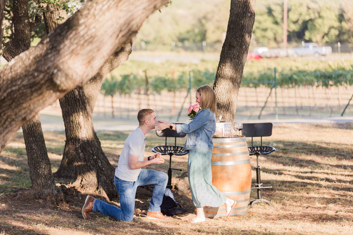 Slate Mill Collective Winery Marriage Proposal