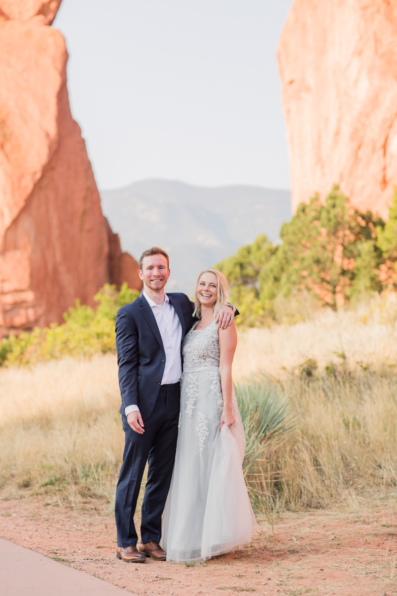Garden of the Gods Elopement Wedding Photographer Colorado