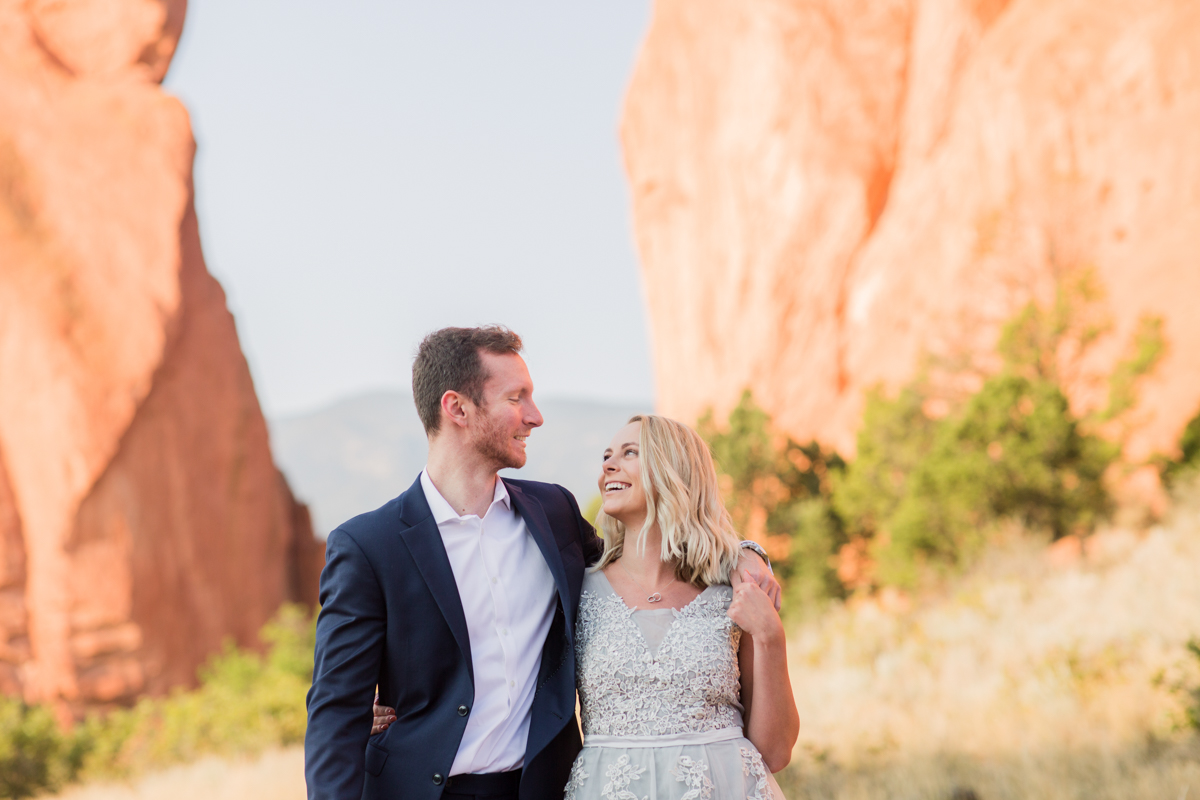 Garden of the Gods Elopement Wedding Photographer Colorado