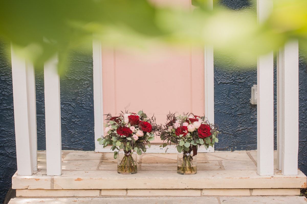 Red and Pink Bouquets