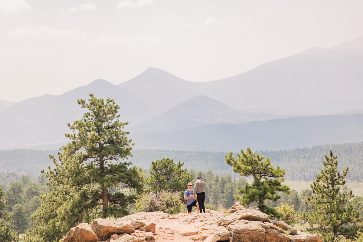 Rocky Mountain National Park Colorado Surprise Marriage Proposal