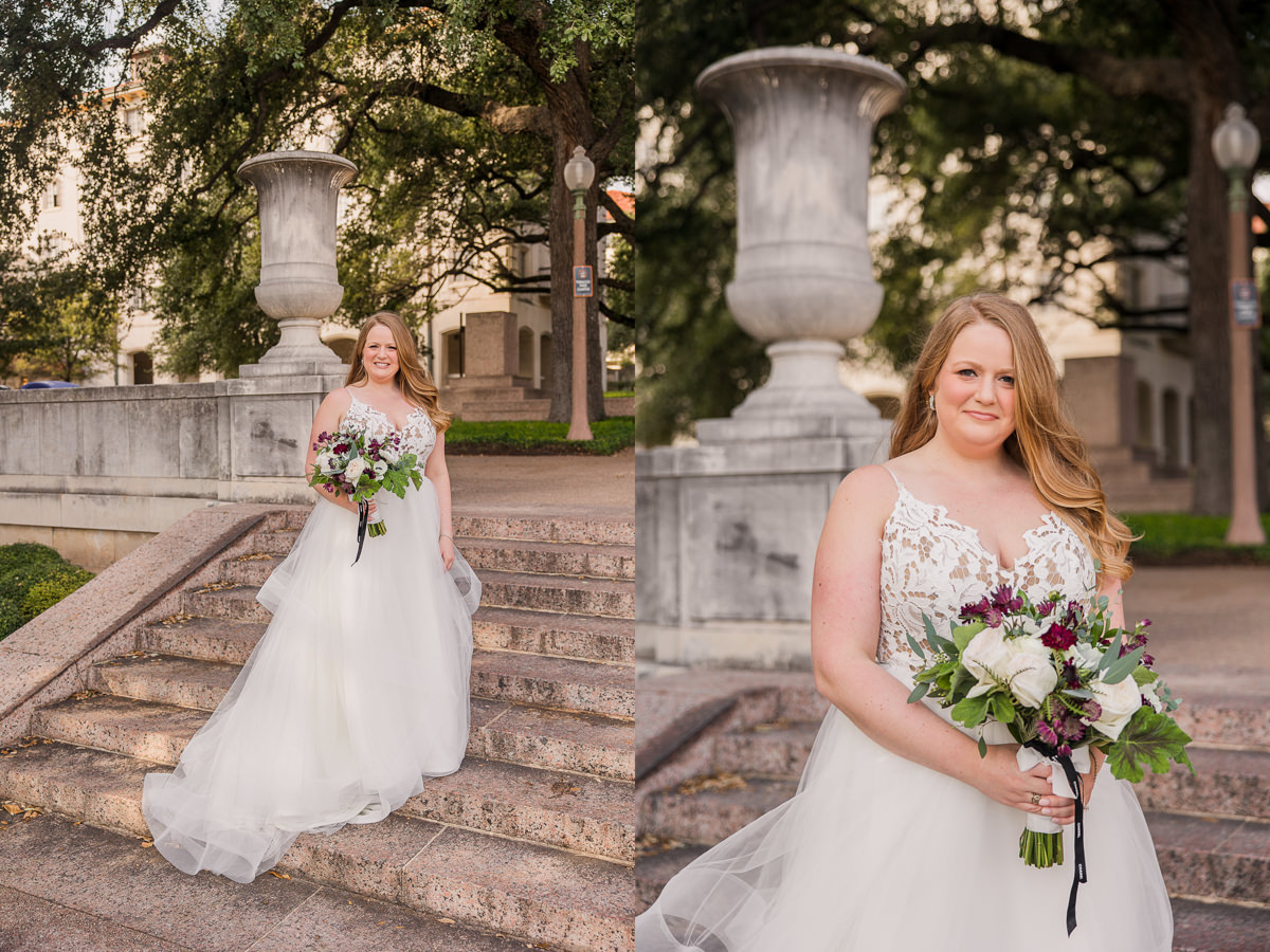 university of texas at austin bridal photos