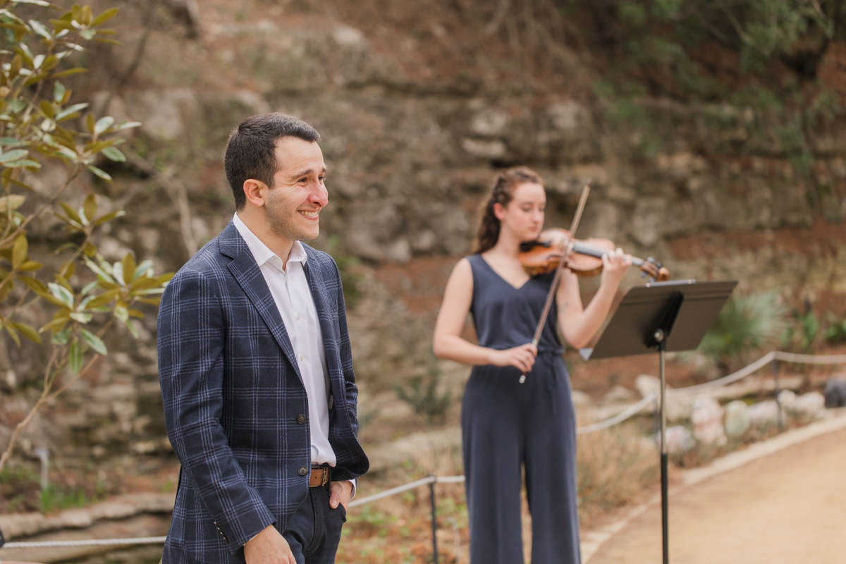 violin string quartet marriage proposal
