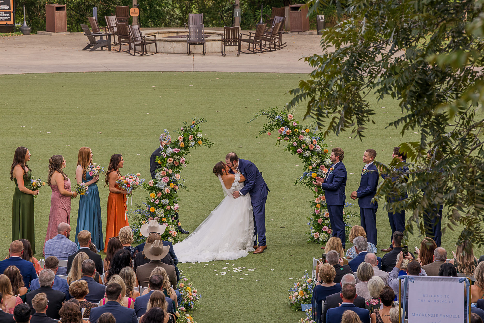 Hyatt Lost Pines Wedding ceremony