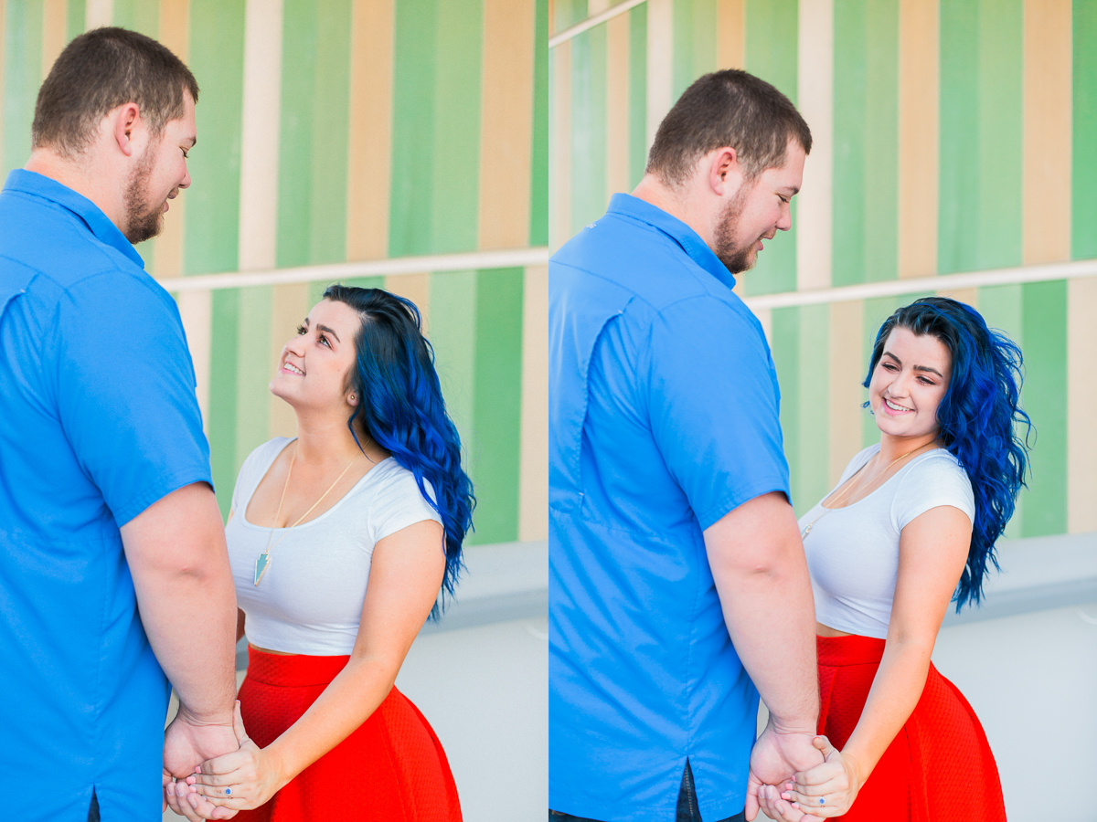 Brooke and Cole's Austin, Texas Engagement Photos at Auditorium