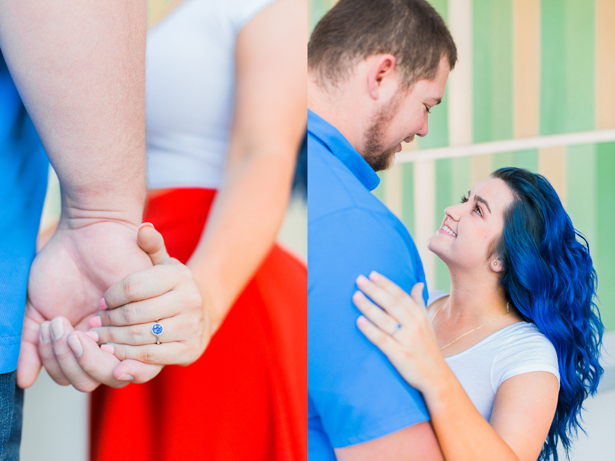 Brooke and Cole's Austin, Texas Engagement Photos at Auditorium