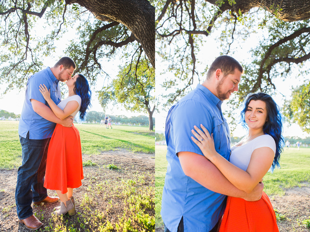 Brooke and Cole's Austin, Texas Engagement Photos at Auditorium