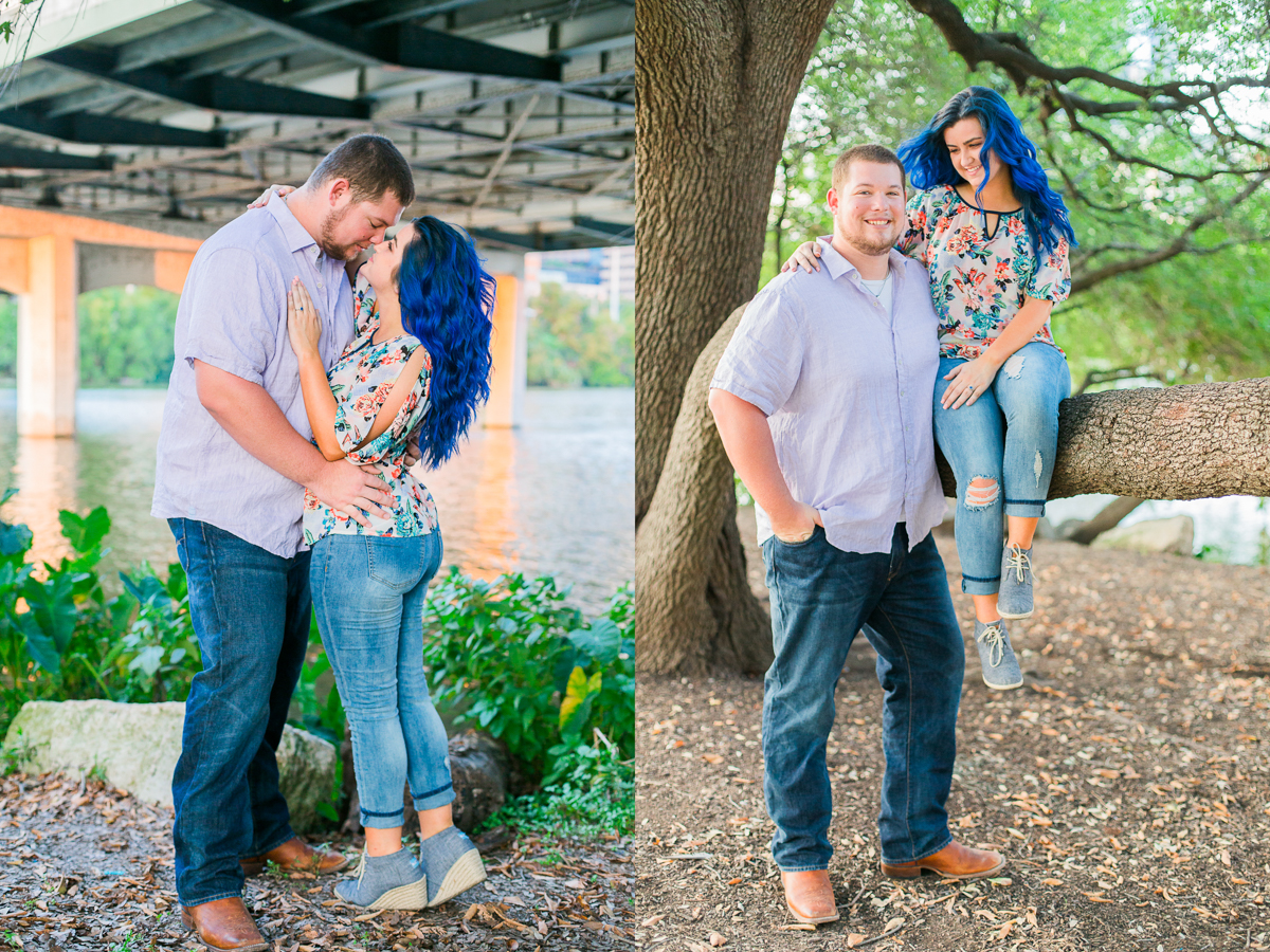 Brooke and Cole's Austin, Texas Engagement Photos at Auditorium