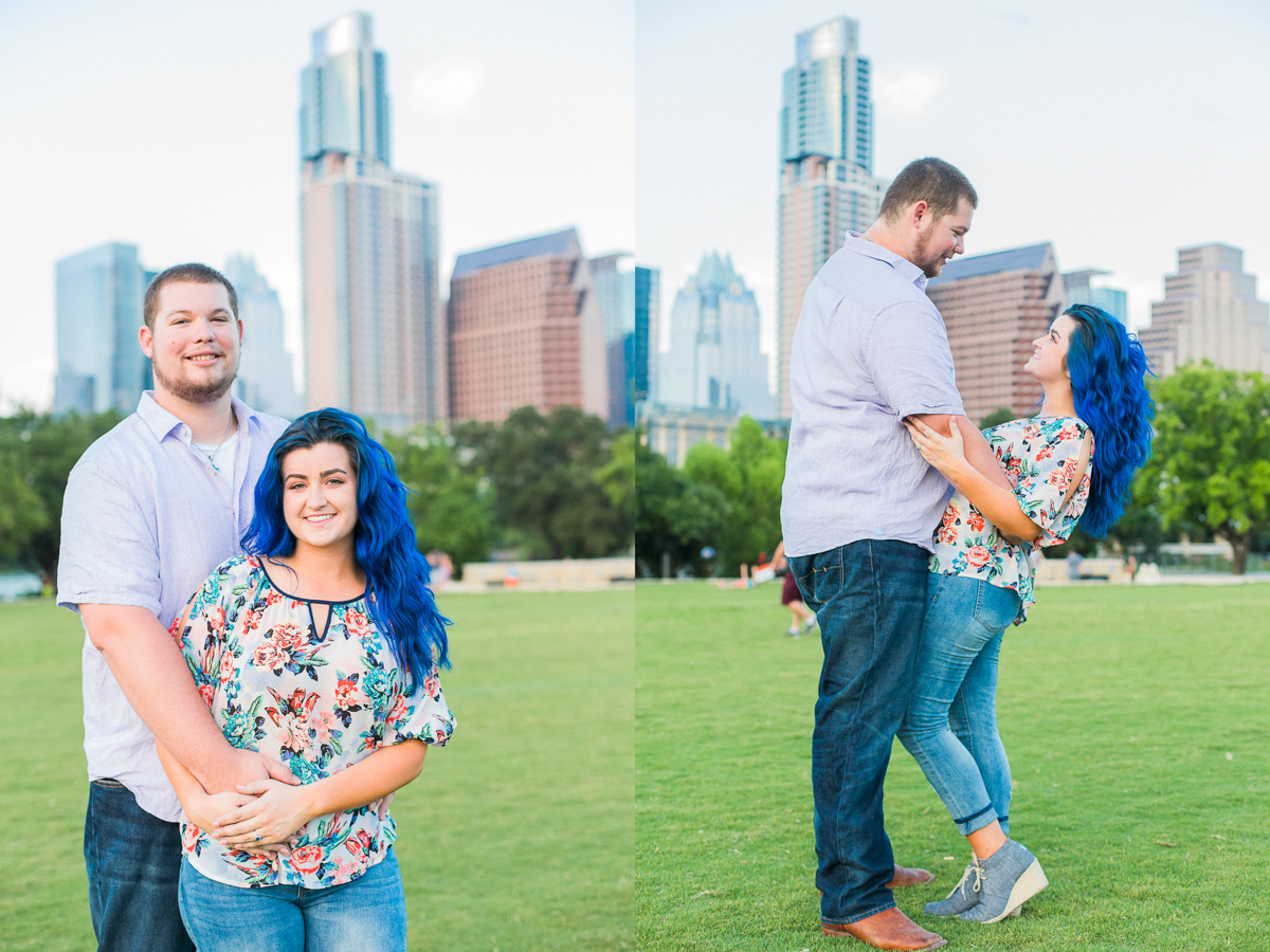Brooke and Cole's Austin, Texas Engagement Photos at Auditorium