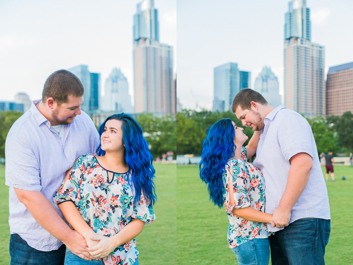 Brooke and Cole's Austin, Texas Engagement Photos at Auditorium