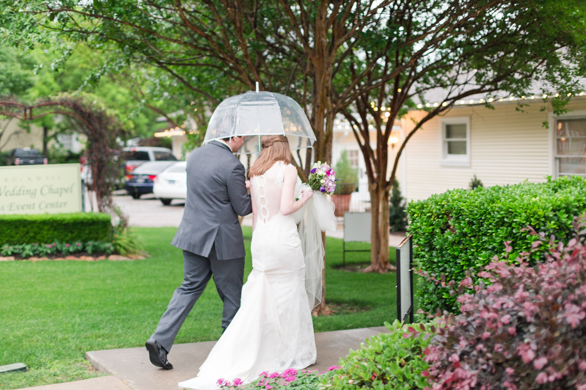 Rainy Wedding Day Photography with Umbrella