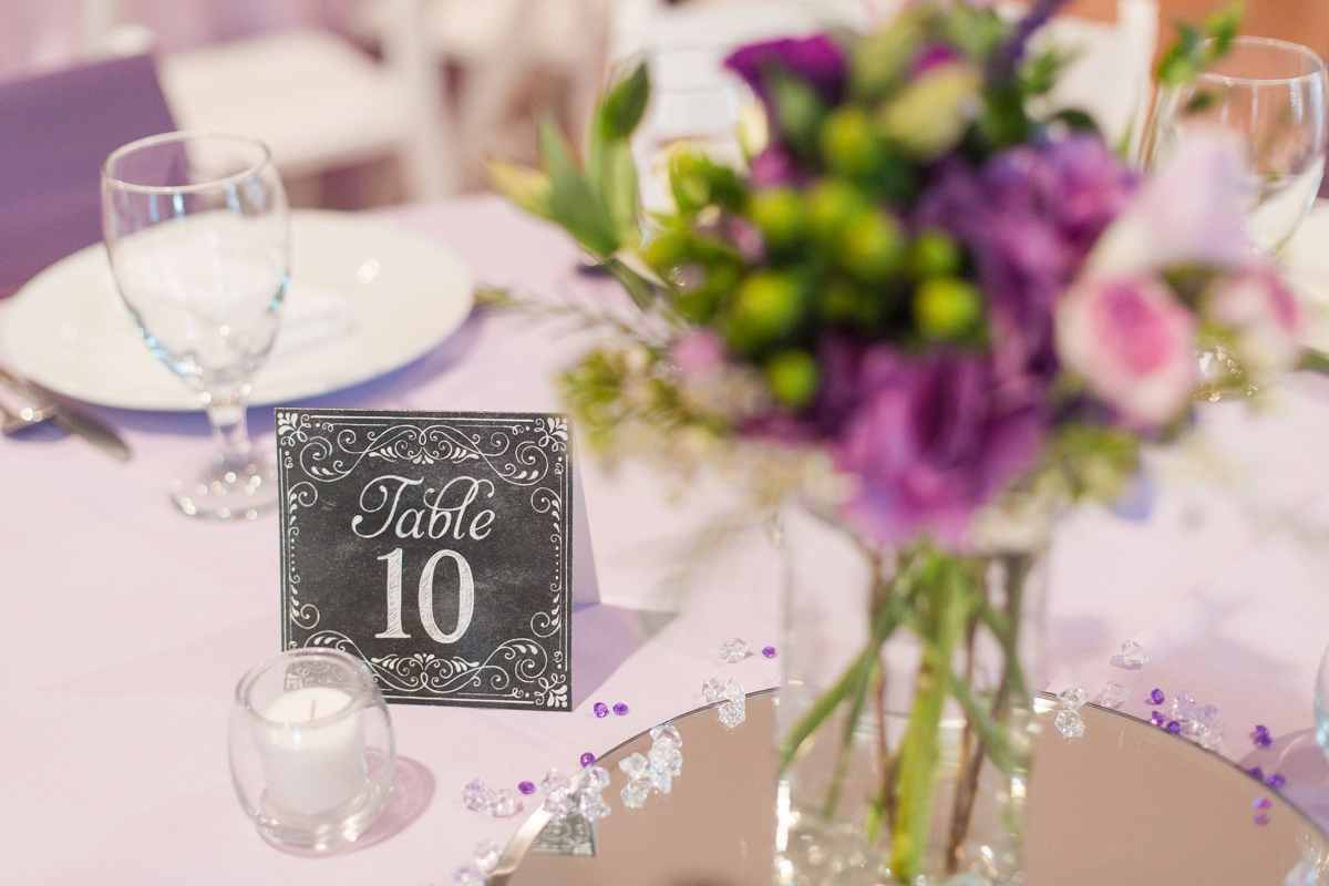 Texas Purple Reception Details Photography