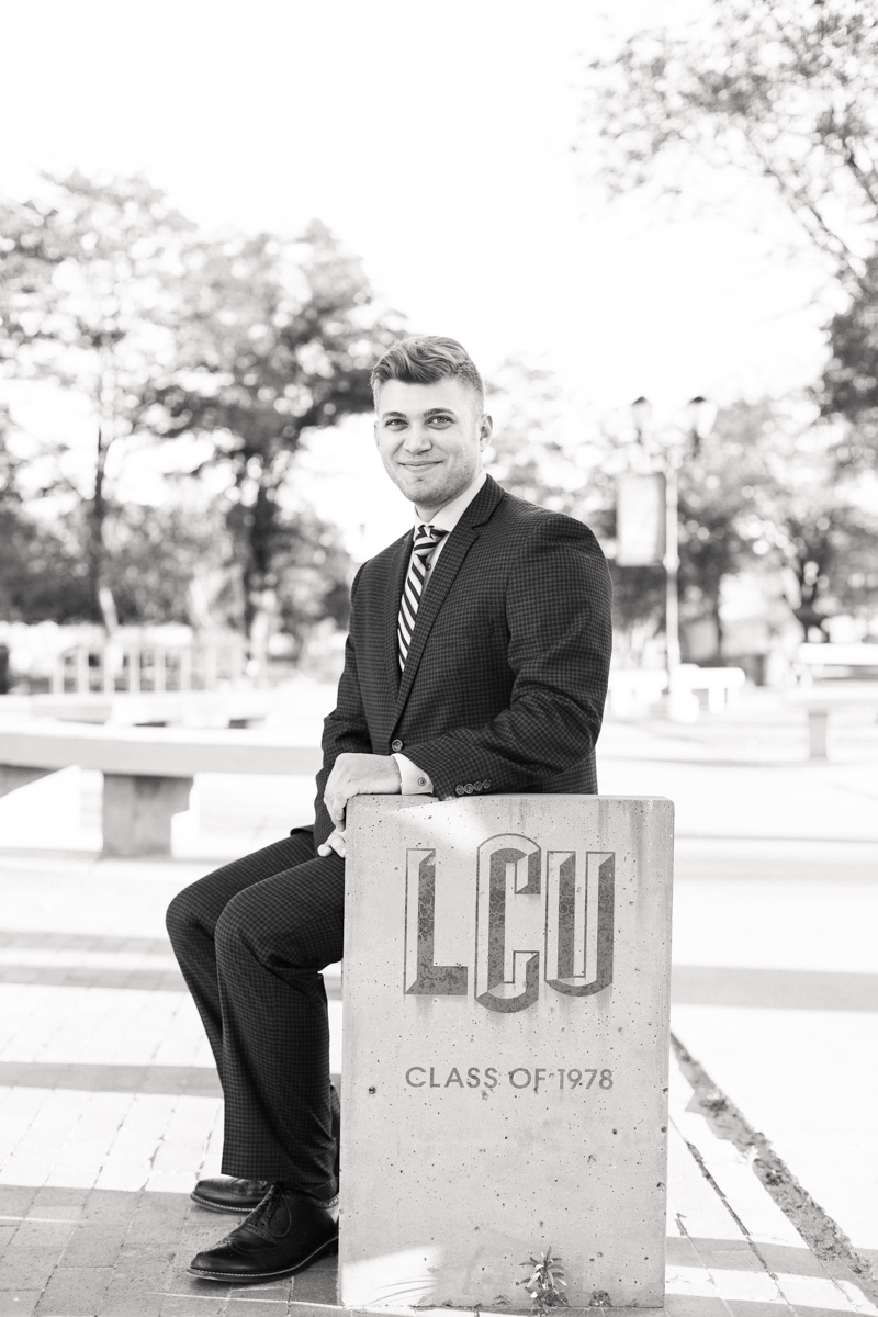 Black and White Senior Photos