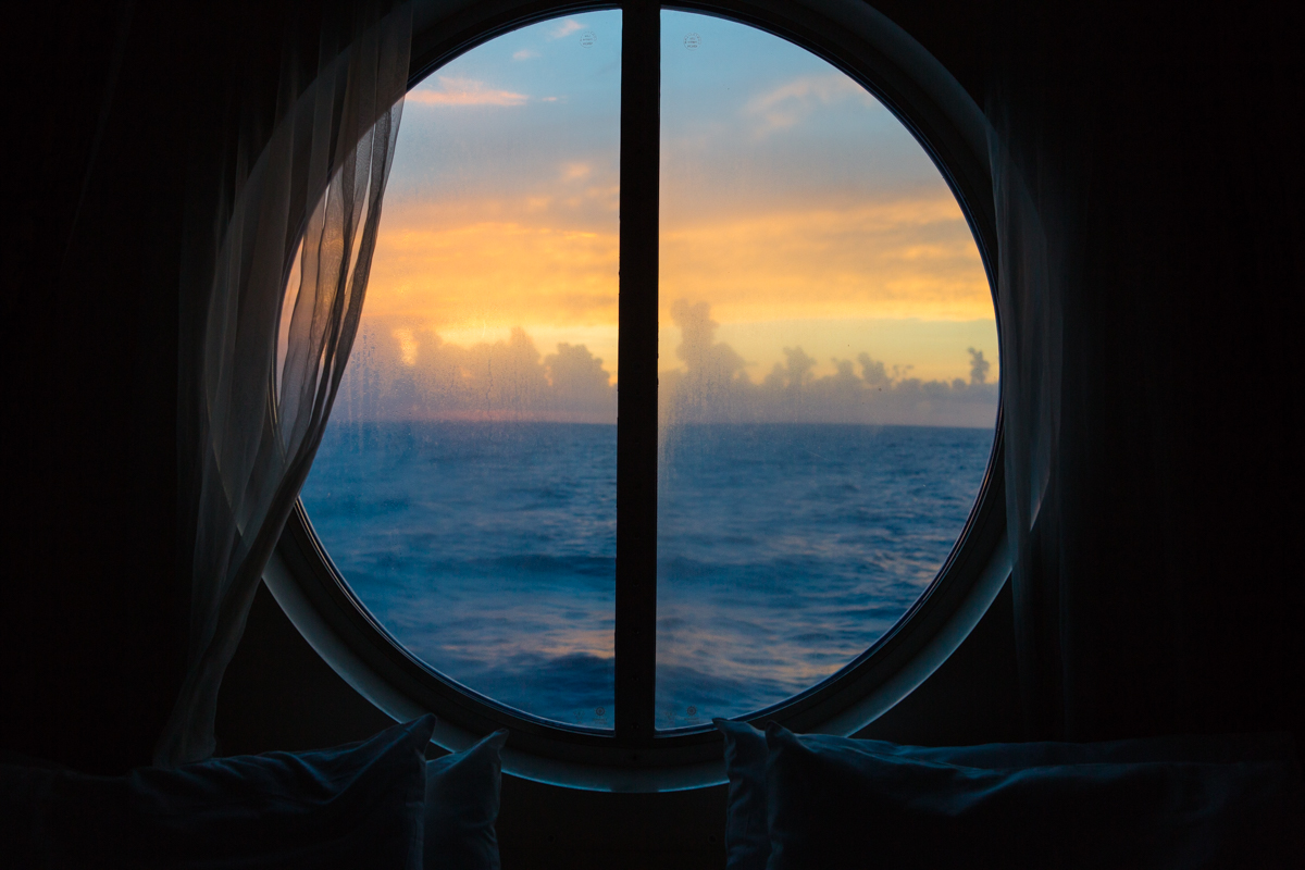 Cruise Ship Sunset 
