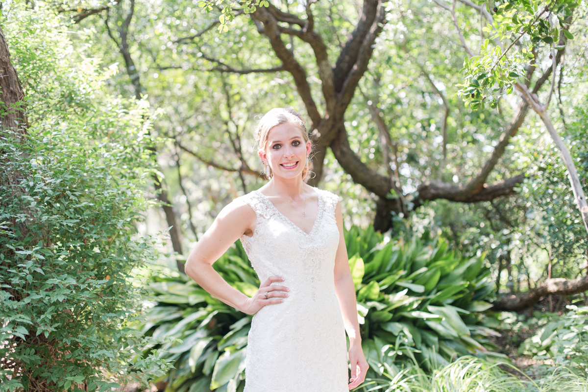 Stunning Garden Bridal Portraits Texas