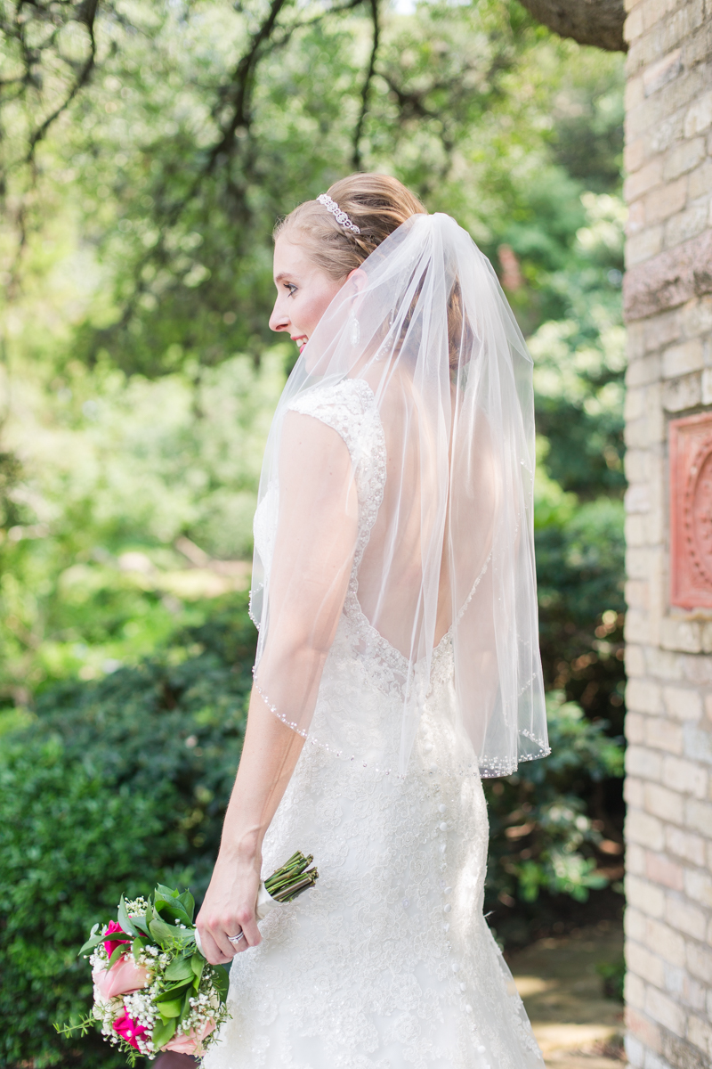 zilker botanical garden bridal portraits