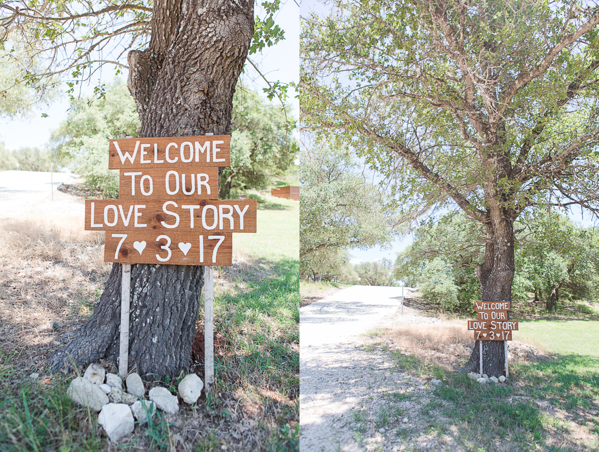 Wedding decorative sign ideas