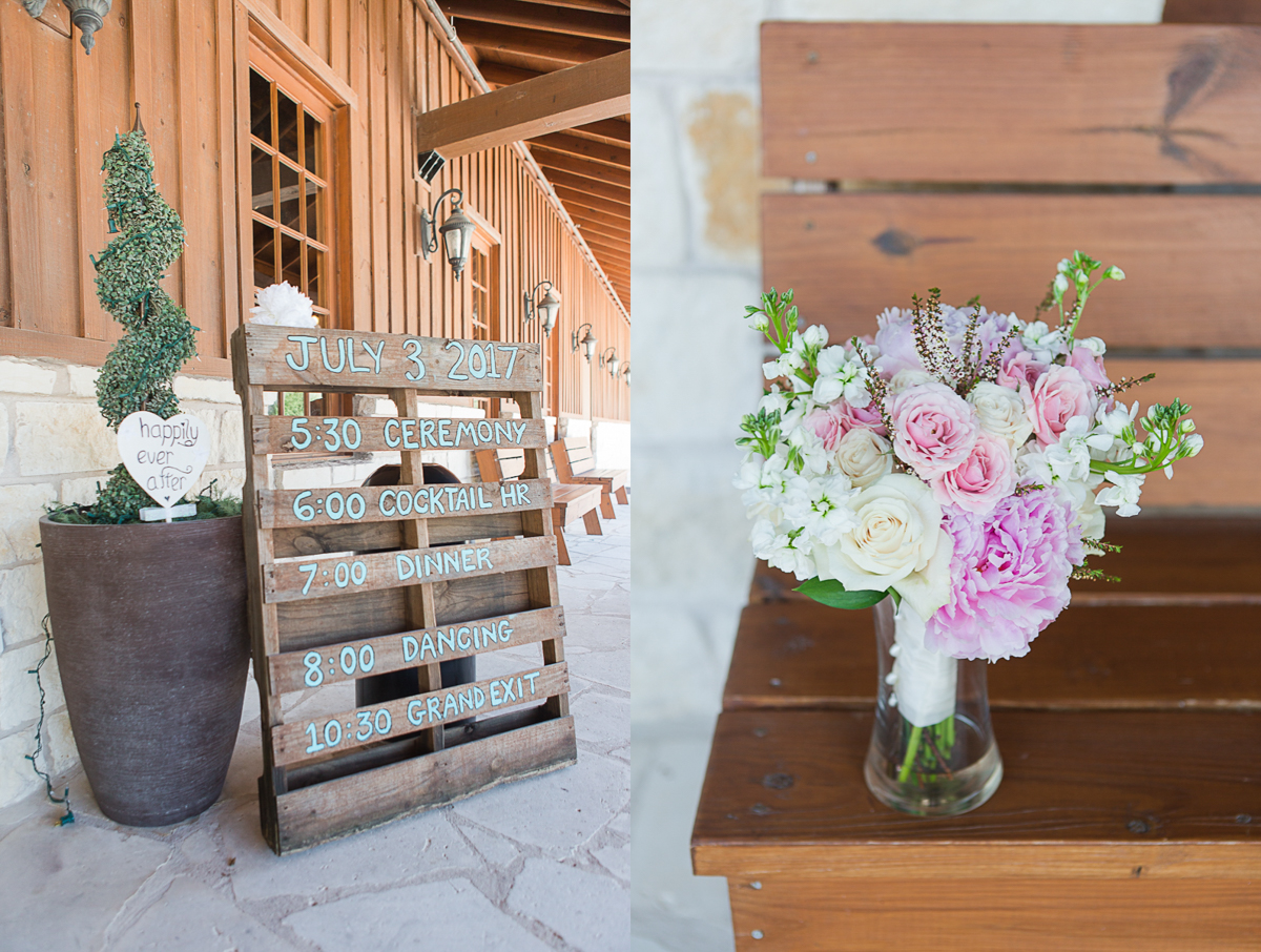 Pink and Turquoise Wedding