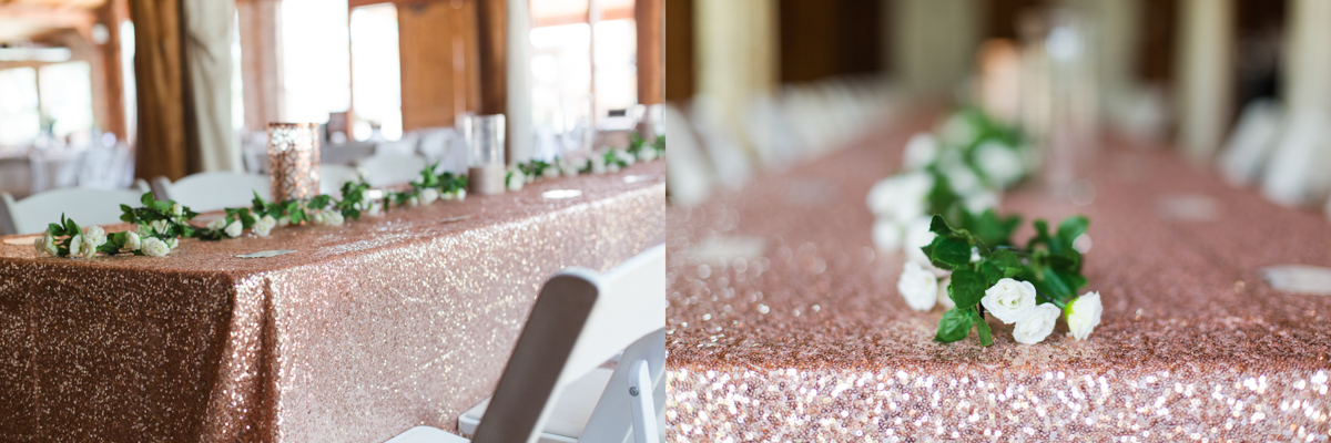 Memory Lane Event Center Rose Gold