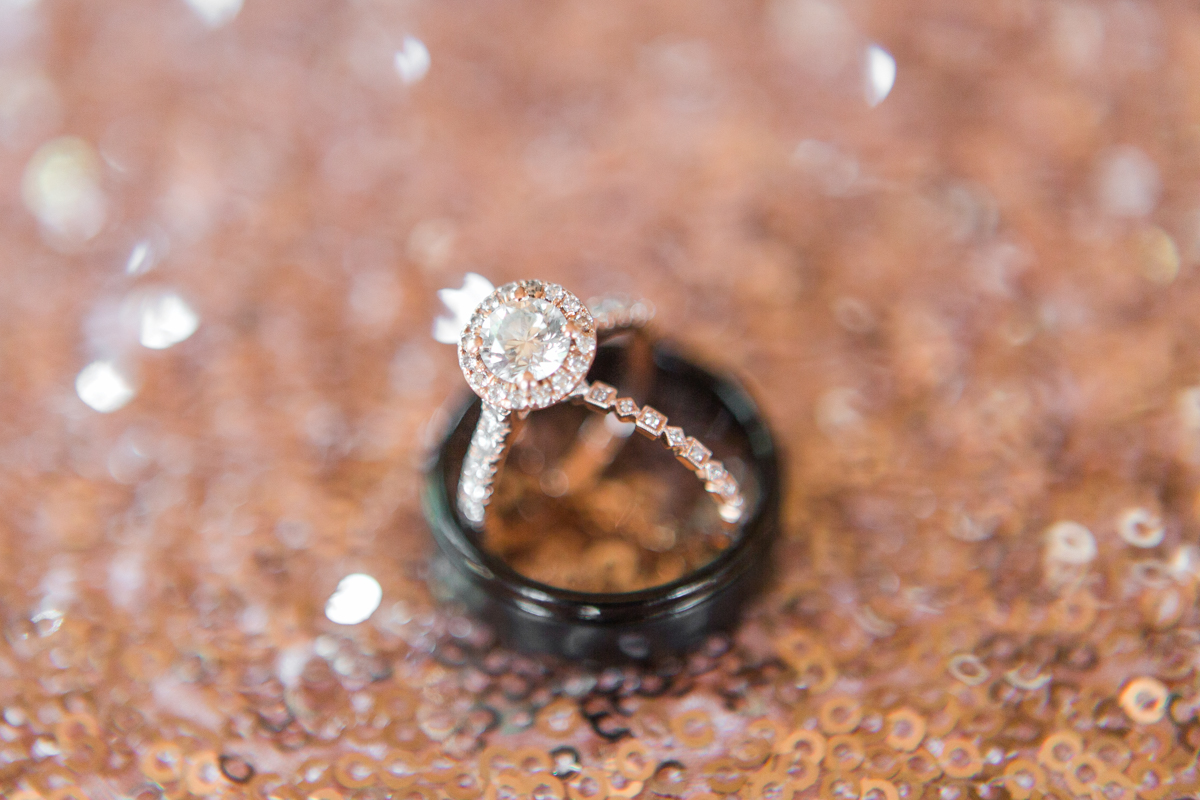 Rose Gold Engagement Wedding Ring