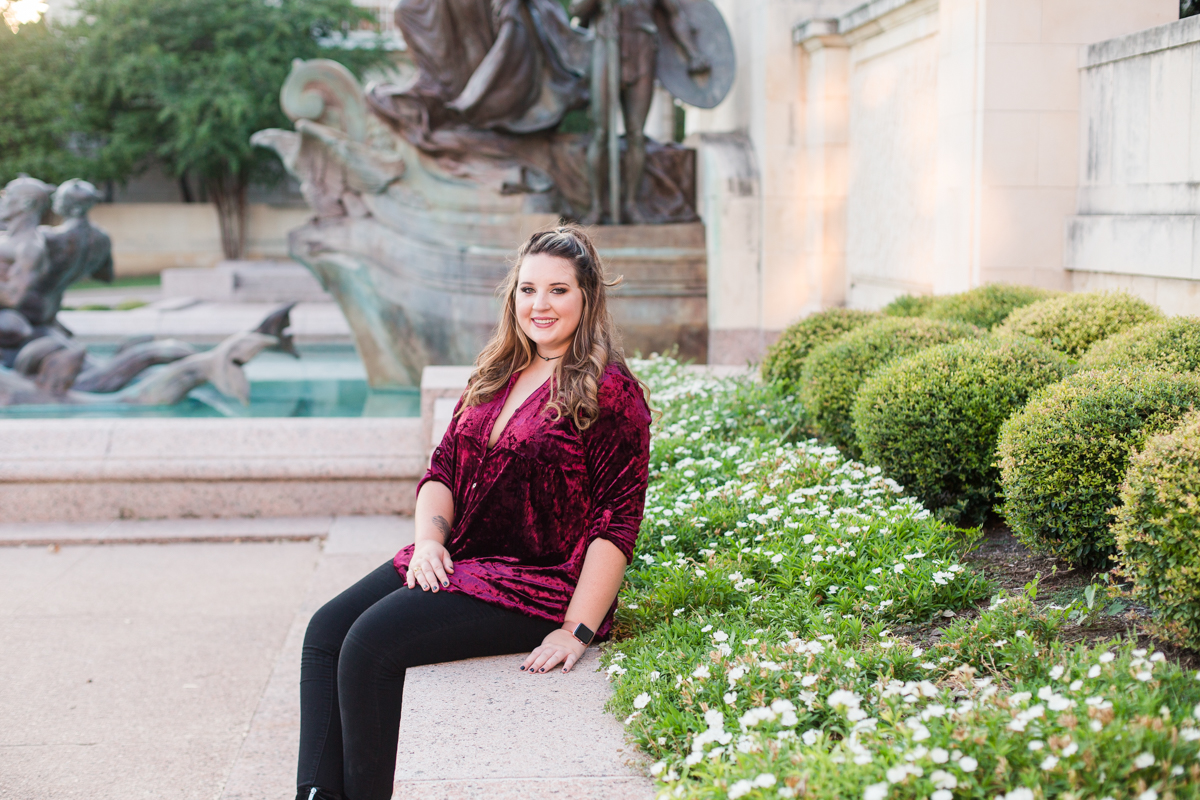 University of Senior Texas portrait