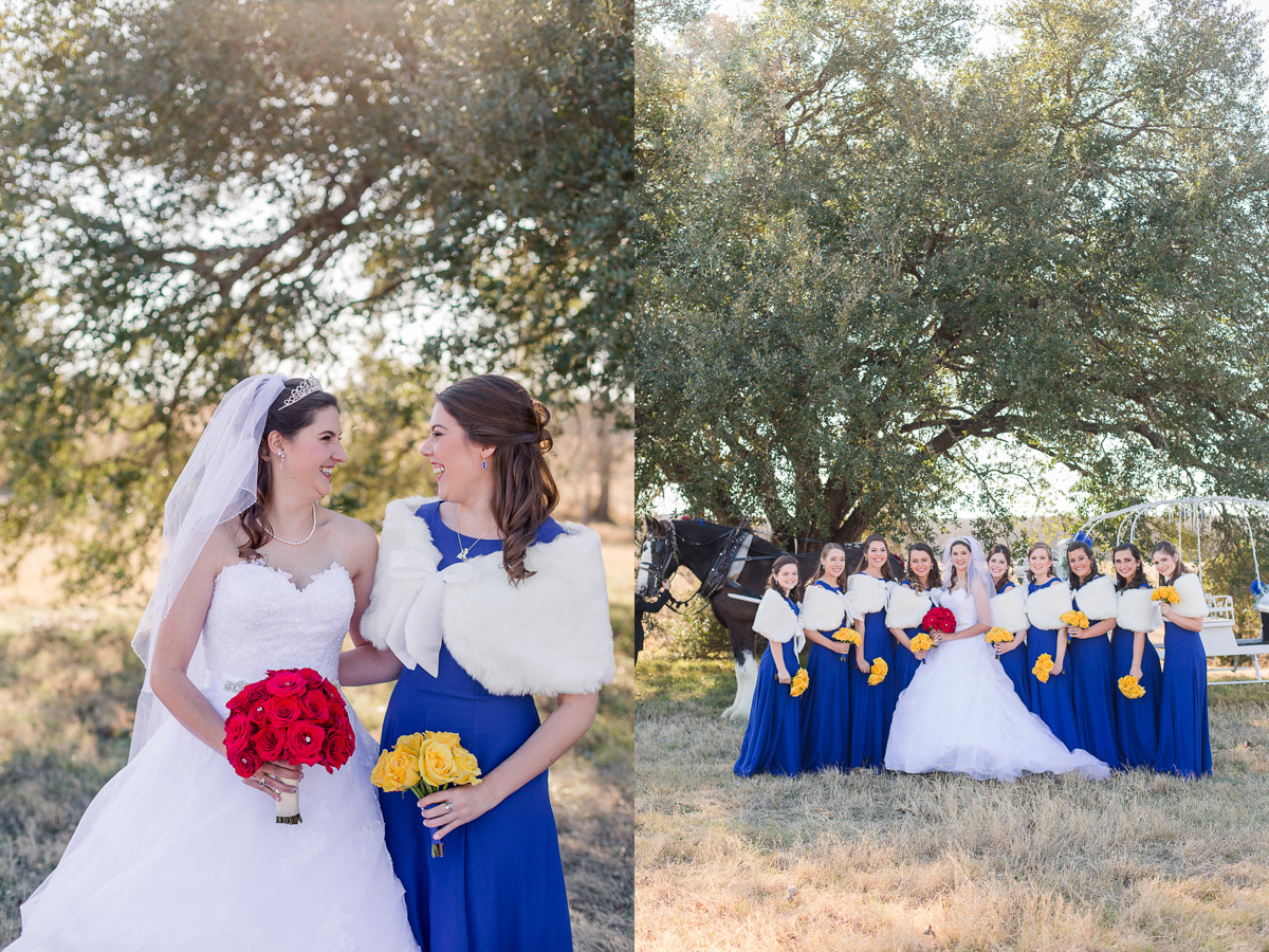 Long Blue Bridesmaid Dresses