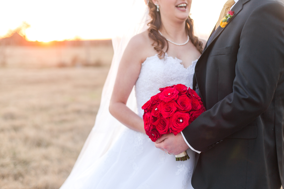 Red Rose Bridal Bouquet