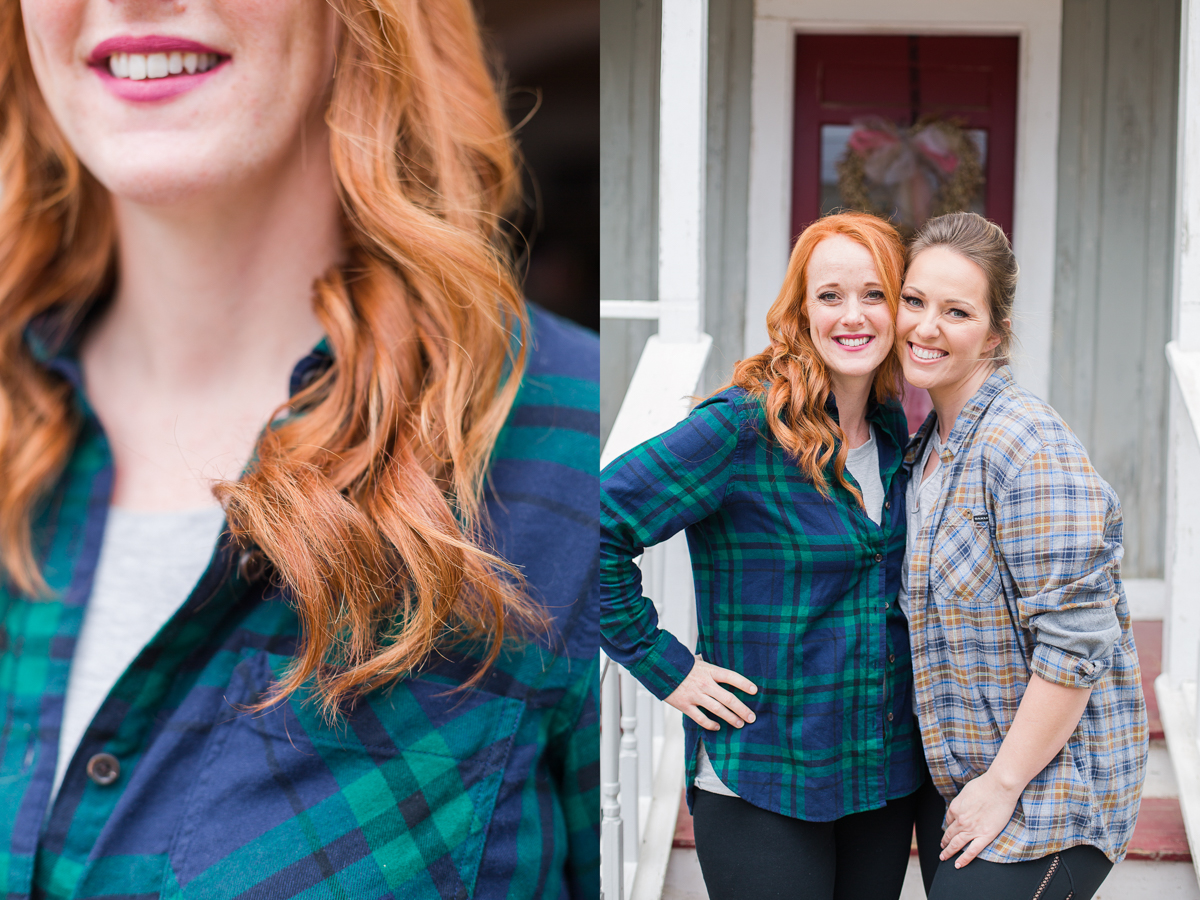 Flannel Wedding Bridesmaids