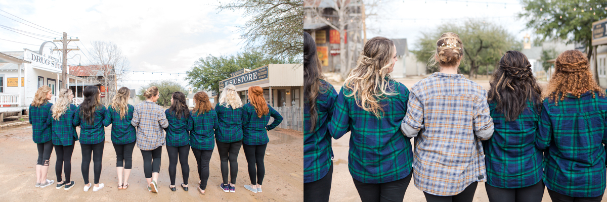 Flannel Wedding Bridesmaids