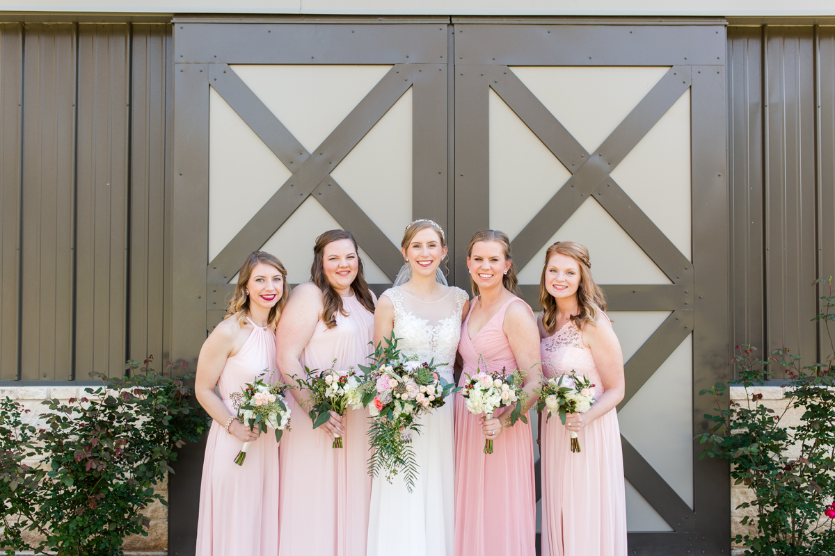 Pink Bridesmaid Dresses