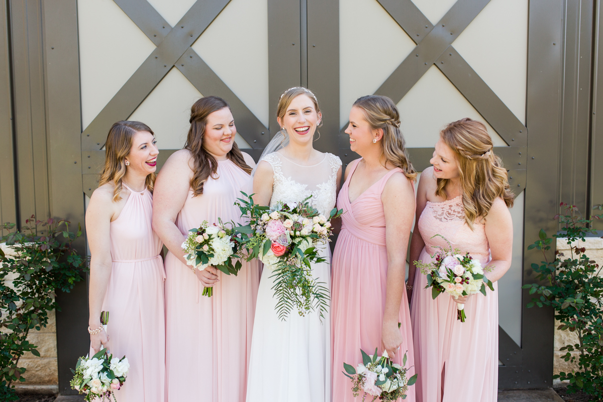 Pink Bridesmaid Dresses