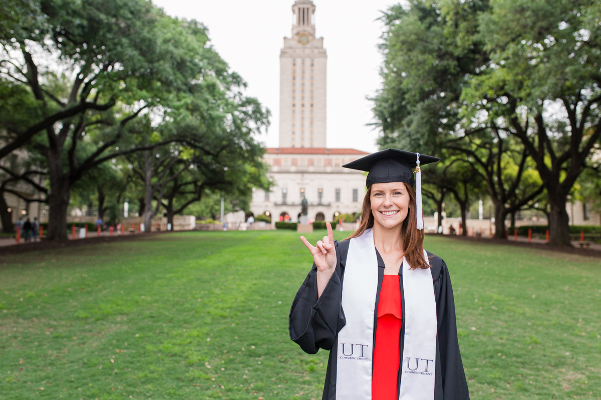 UT Austin Senior Pictures tower