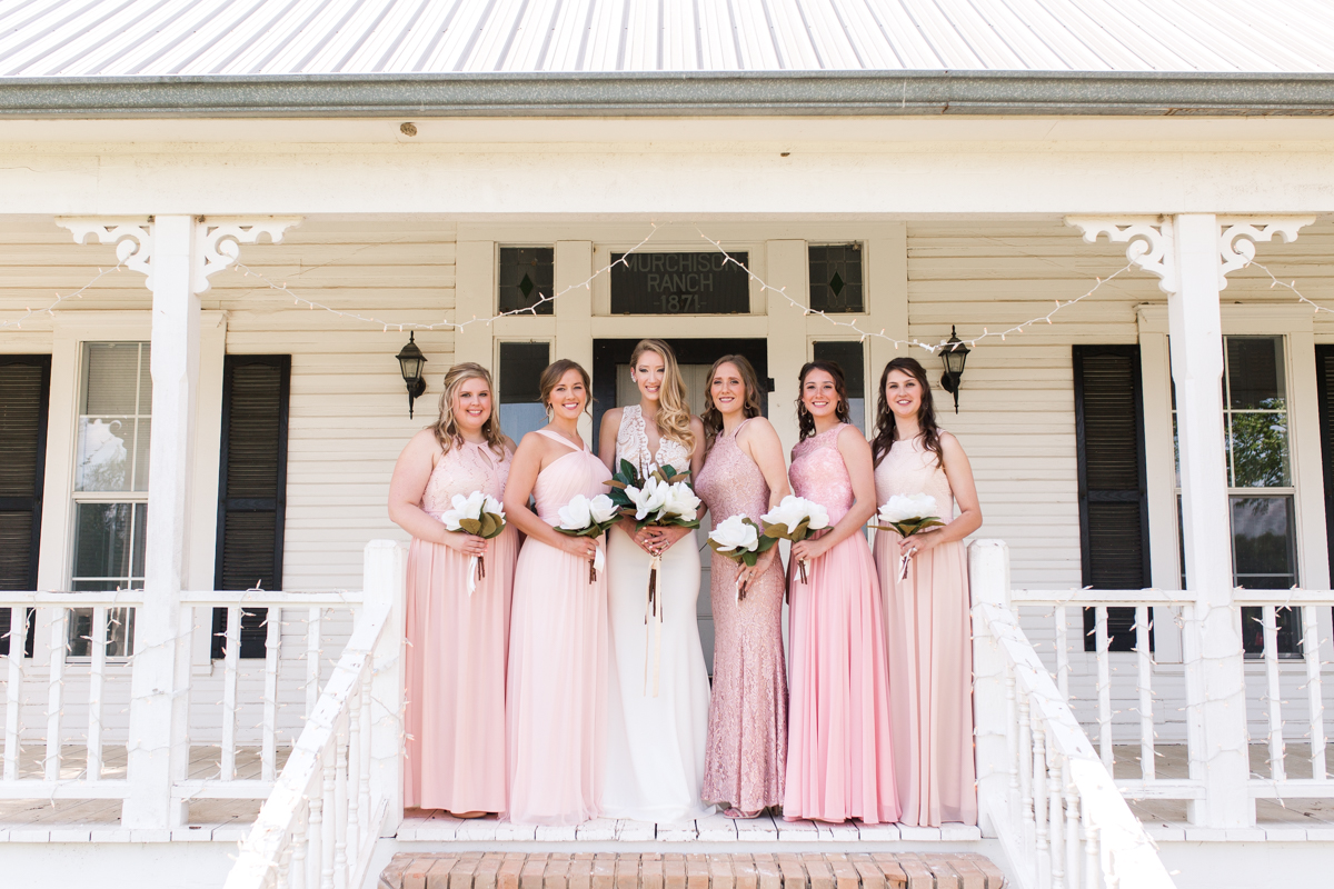 Pink Bridesmaid Dresses