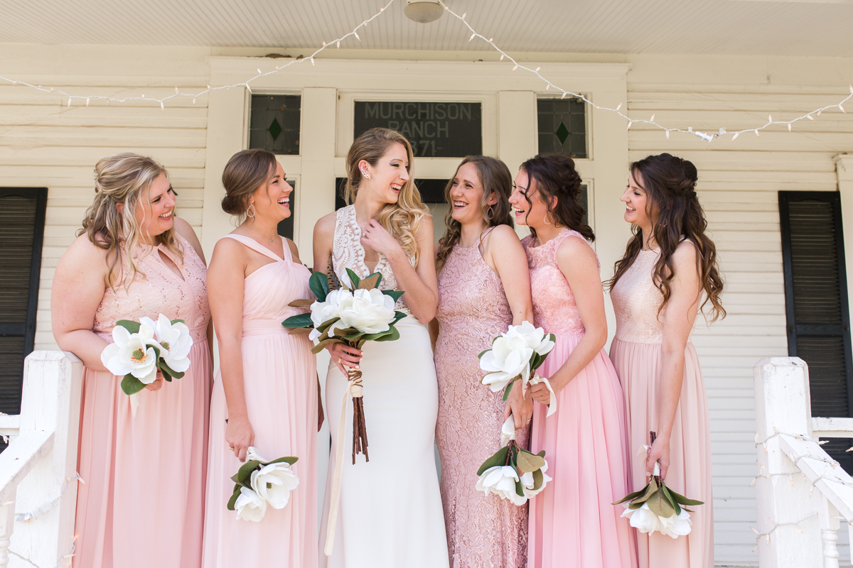 Pink Bridesmaid Dresses Austin