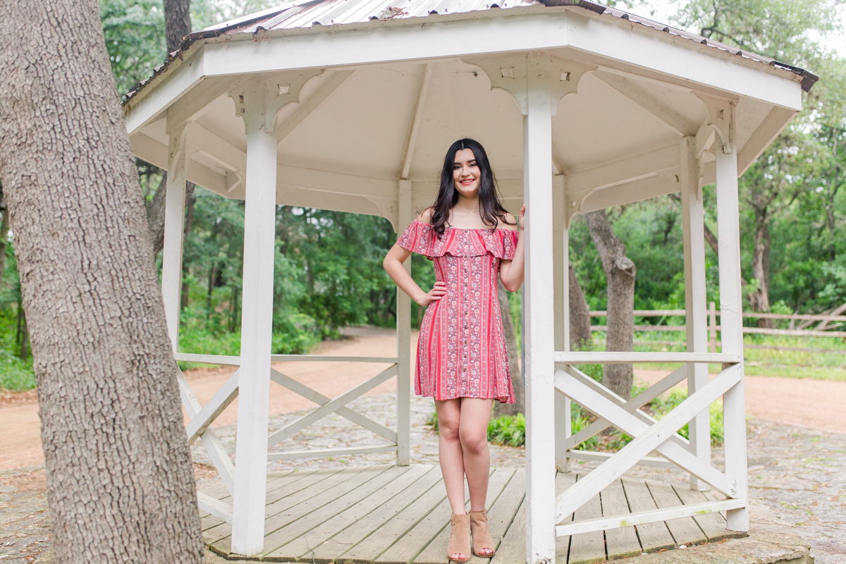 Zilker Botanical Garden Senior Photos