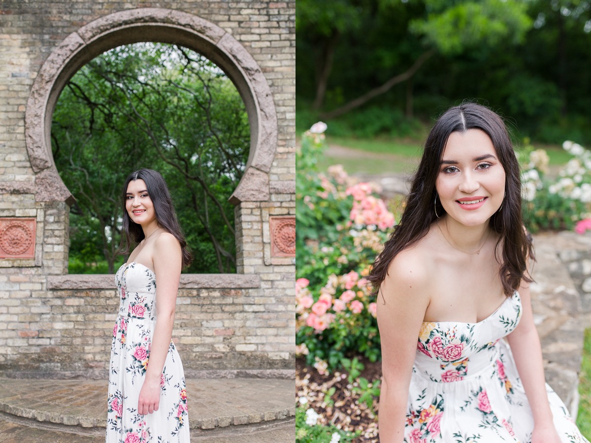 Zilker Botanical Garden Senior Photos