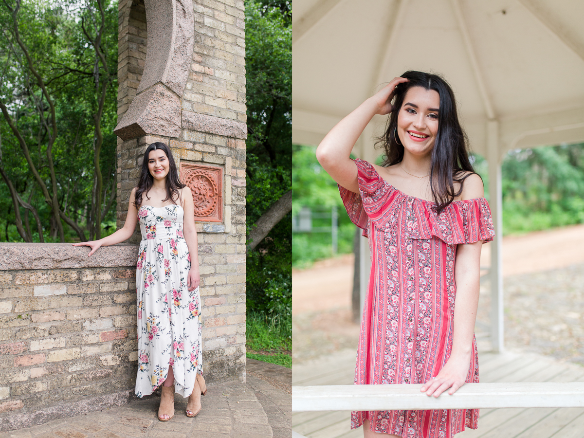 Zilker Botanical Garden Senior Photos