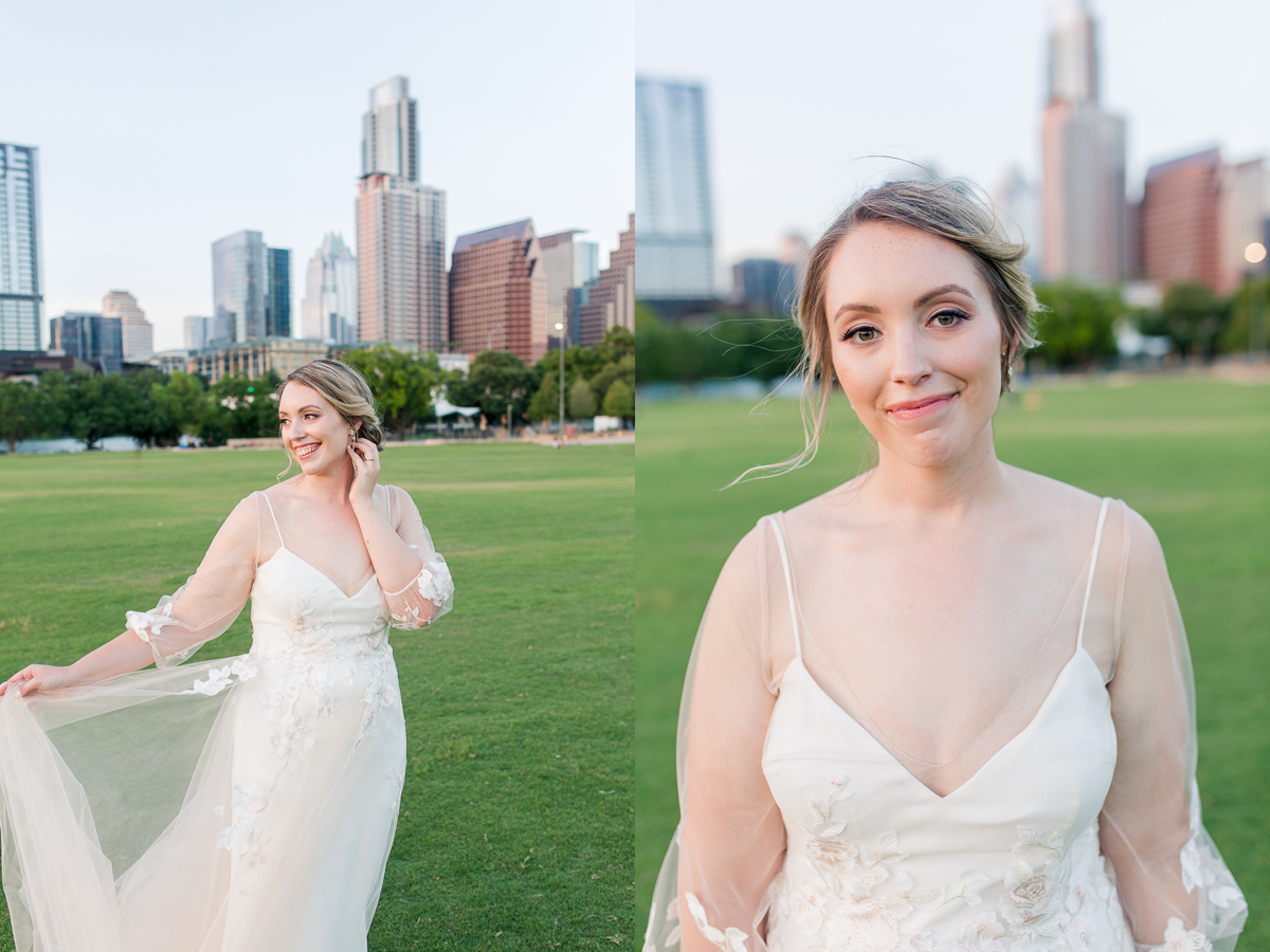 Austin Auditorium Shores Bridal Portrait