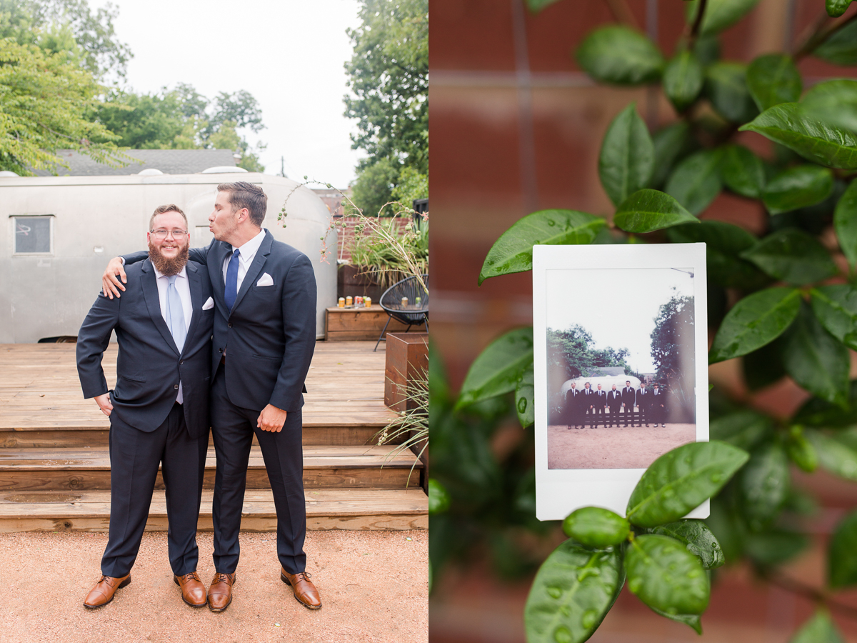 Groomsmen polaroid 