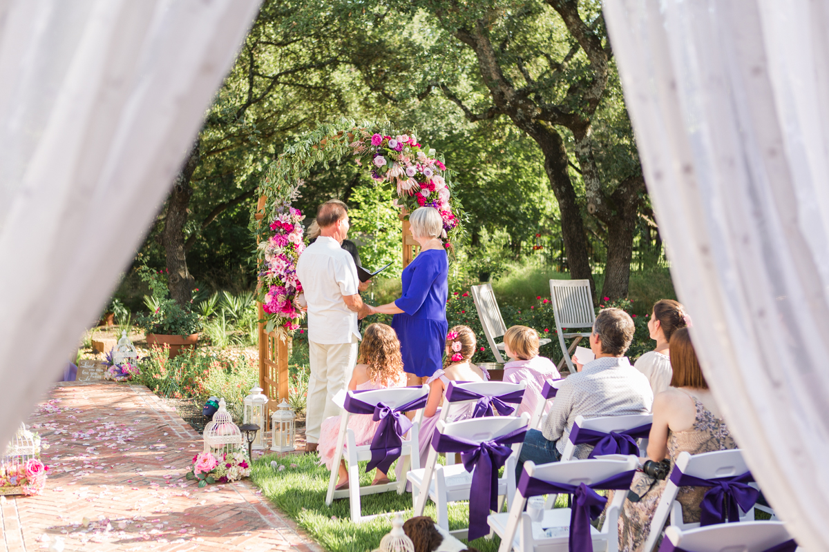 Central Texas Backyard Wedding