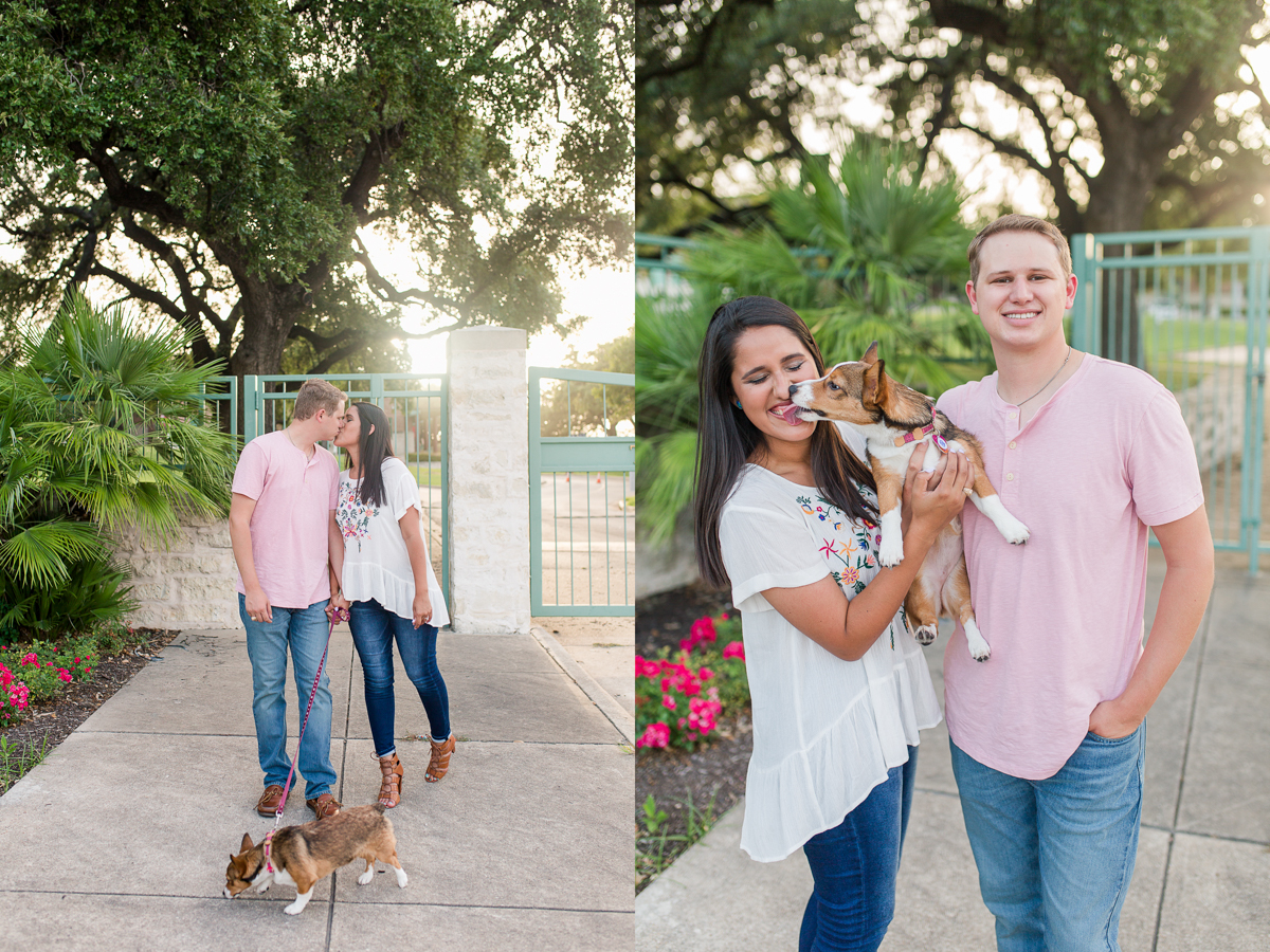 Engagement Photos with Dog