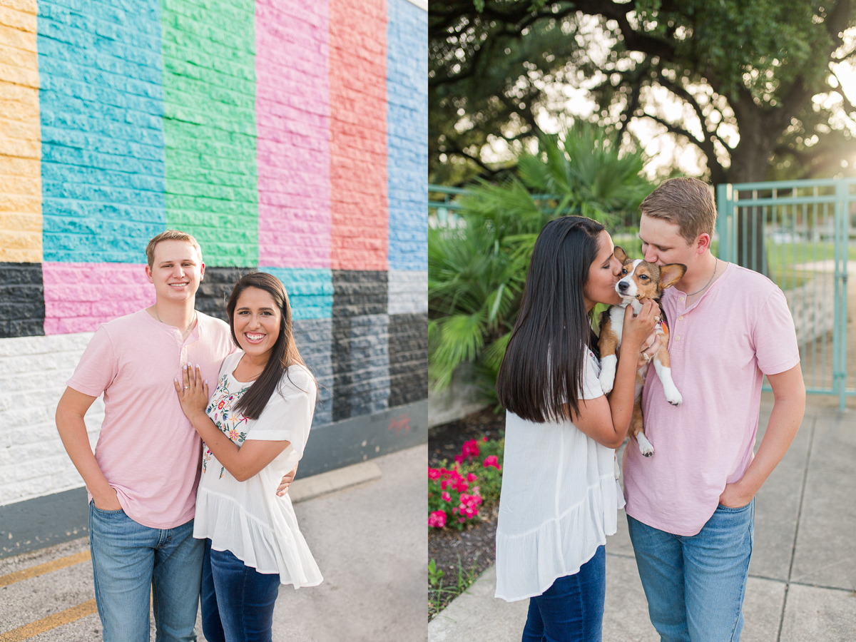 South Congress Engagement Pictures corgi